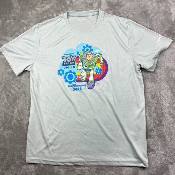 Disney Tops - runDisney Toy Story 2023 10 Miler Buzz Lightyear Race Shirt Adult Large